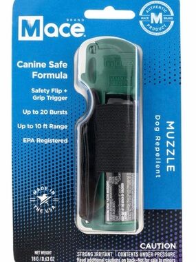 Mace Muzzle Dog Repellent Pepper Spray - 10' Range